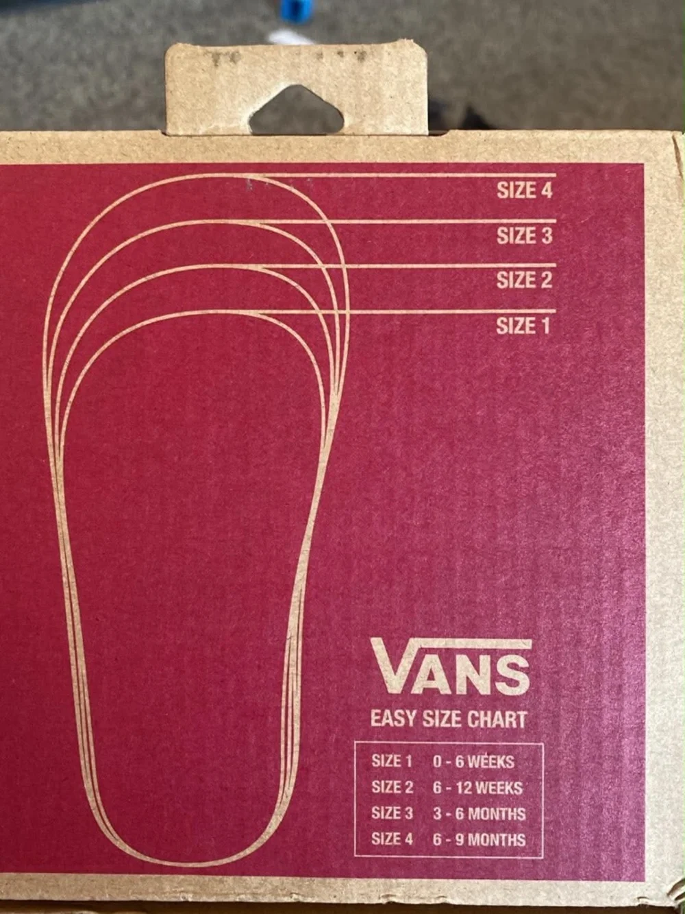Vans Crib shoes size 2